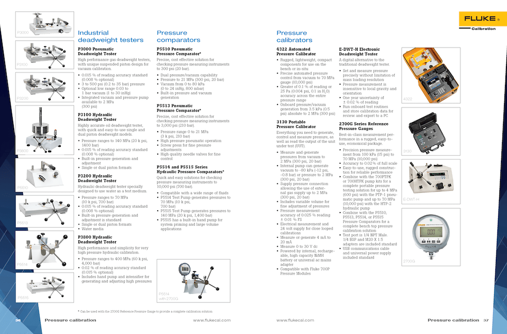 Fluke Calibration Products And Services Catalog | Matt Yamane